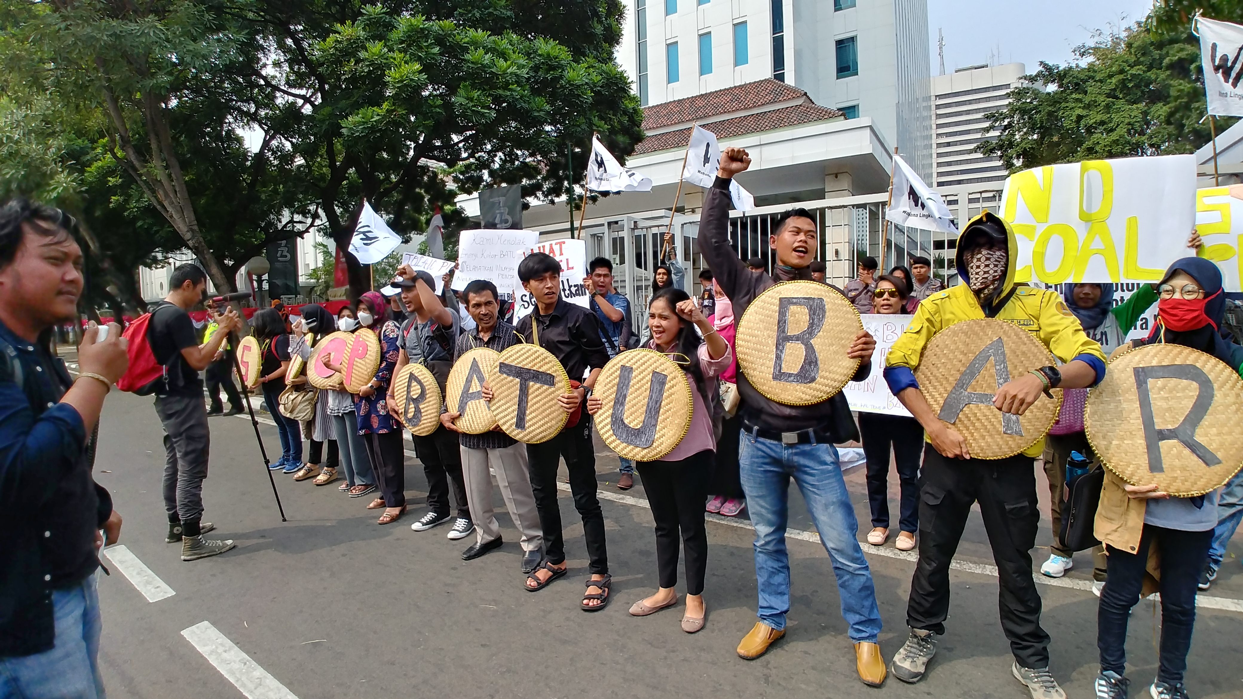 Coal protest in Indonesia