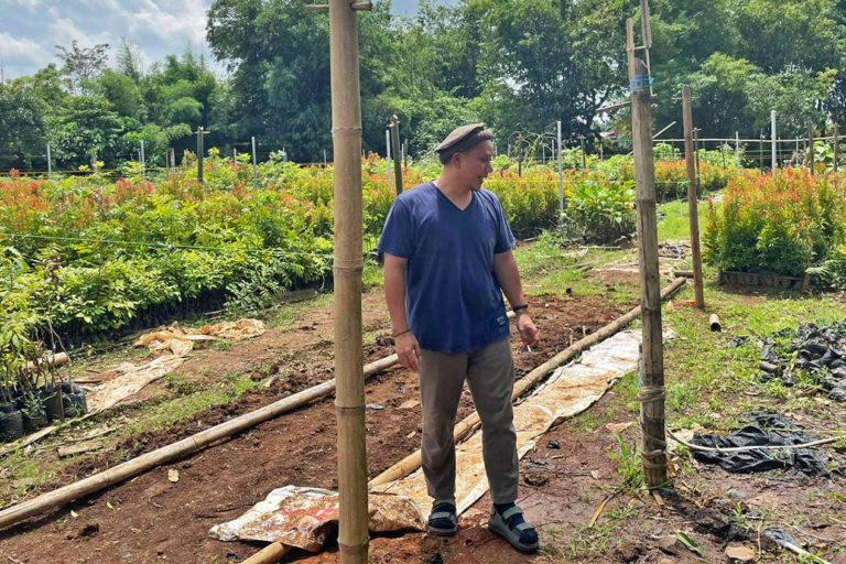 Fadly has created an avocado nursery.