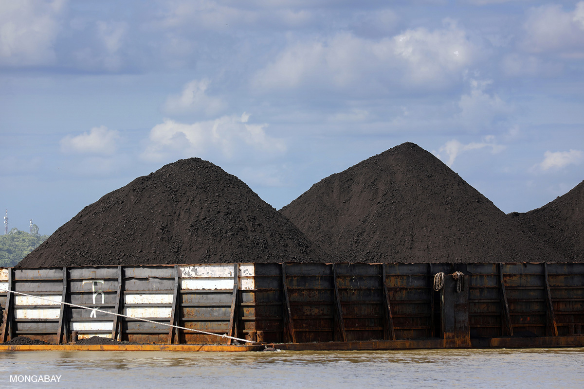 Coal barge