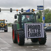 Protesting farmers on their way to the Hague in 2019.