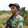 Fetiya Ousman on a patrol.