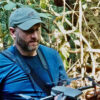 Kevin Marriott with a drone.
