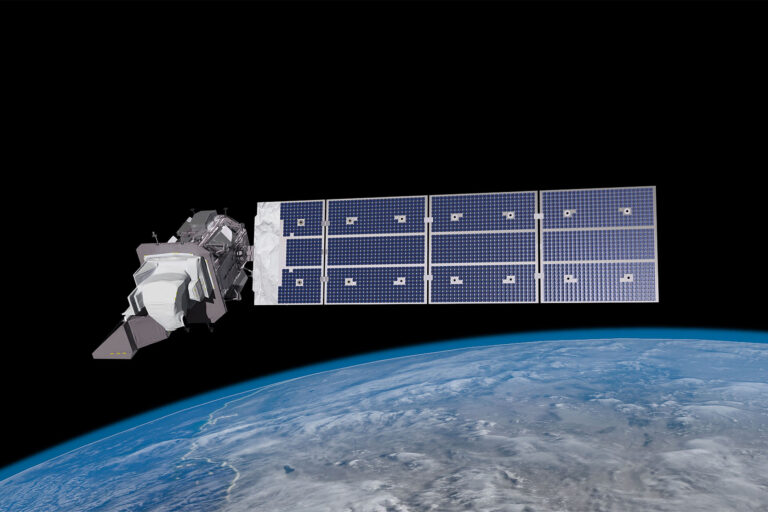 Landsat views the forests from high above the Earth.