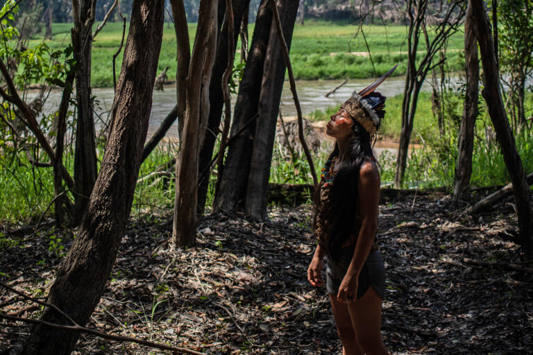 Leader Vanda Ortega, of the indigenous Witoto people