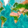 Global map of the oceans including elevation. Image courtesy of Esri.