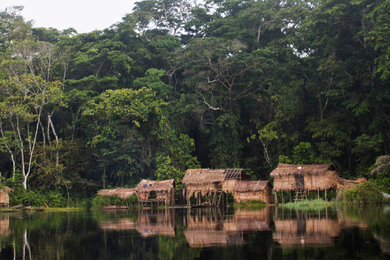 A fishing community settlement in Salonga